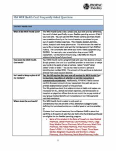 WEX Health Card FAQs – PIOPAC